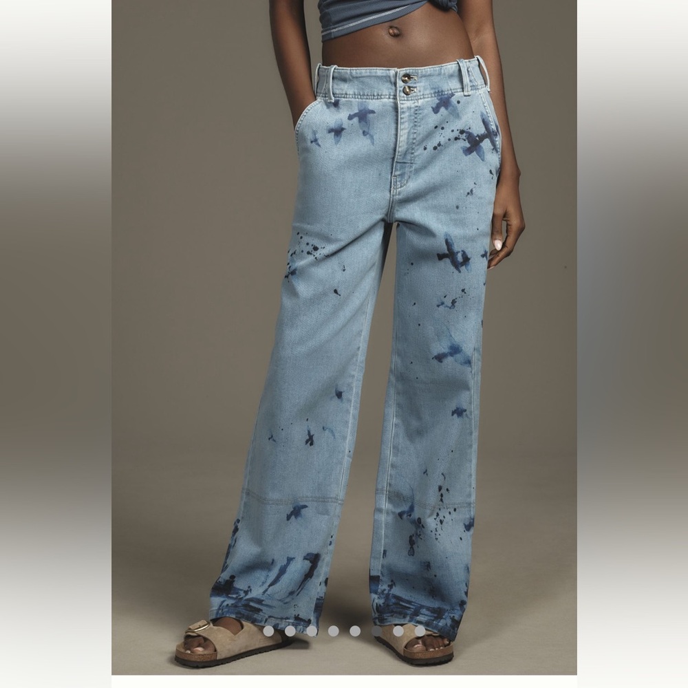 NWT - Eventide Trouser High-Rise Wide-Leg Jeans - Picture 6 of 8